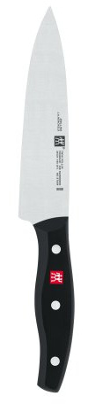 Zwilling 30721-161 Twin Pollux Kochmesser, Rostfreier Spezialstahl, Zwilling Sonderschmelze, genietet, Vollerl, Kunststoff-Schalen, 160 mm, schwarz