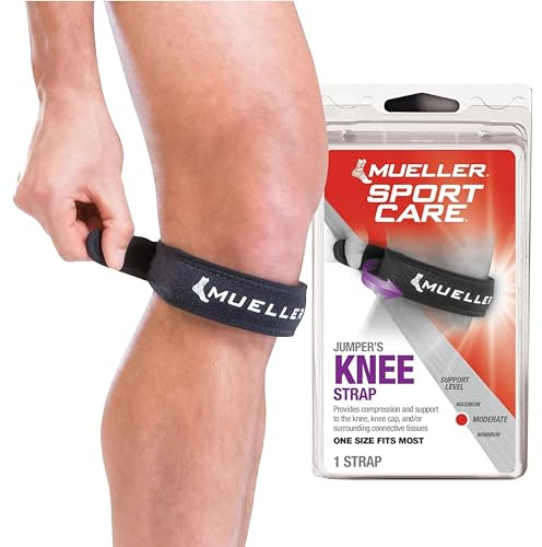 Mueller Jumper's Knee Strap Kniegurt, Schwarz, Einheitsgröße