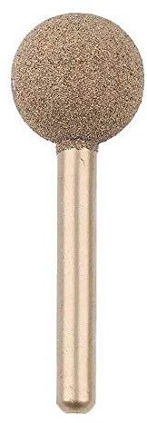 Lot de fraises rotatives à boule avec revêtement en diamant pour bijoux, verre, pierre, céramique, pierres précieuses, outil rotatif, ponçage fin 20 mm