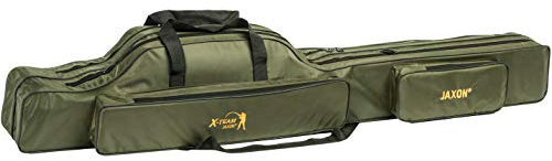 Jaxon Rutentasche 2/3 Fächer Rutenfutteral Angeltasche 9 Varianten! 100-160cm (120cm/2 Fächer/UJ-XAT120)