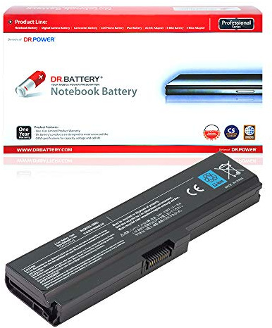 DR. BATTERY PA3817U-1BRS Battery Compatible with Toshiba Satellite C670 C675 L600 L650 L700 L750 Battery PA3817U-1BAS PA3818U-1BRS PA3819U-1BRS PA3816U-1BAS [10.8V / 48Wh]