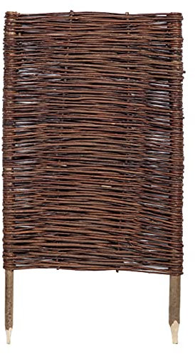 Handwoven Willow Hurdle Fence Panels