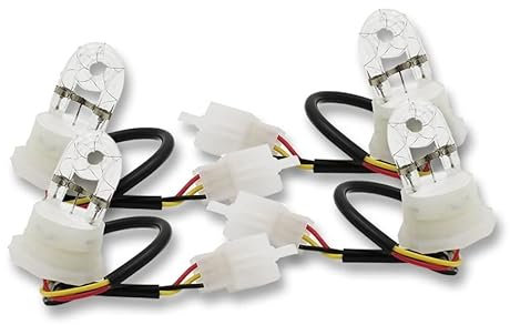 4 pièces voiture HID A Way Flash stroboscope de rechange ampoules de rechange Tube lumière 12V blanc 160W 120W important