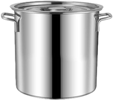 Stock Topf, Suppentopf mit Deckel, Edelstahl Suppe Eimer, Ganze Beschichteten Stock Topf, Einmach-Topf, Sauce Topf Dampfer Kochgeschirr für Restaurant Suppe Home Soße