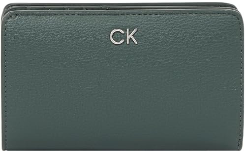 Calvin Klein Portefeuille Femme Daily Bifold avec Fente pour Cartes, Vert (Palm Green), Taille Unique