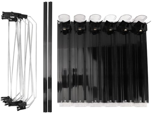 GLOGLOW Organizador de bebidas ajustable para nevera, deslizador de 6 filas, amortiguador de velocidad estable, dispensador de latas de refrescos para bebidas de cerveza (-3118230449311)