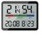 Orologio digitale da bagno con timer da doccia, impermeabile, per bagno, cucina, termometro e igrometro, orologio da parete per palestra, camera, cucina, ufficio (nero)