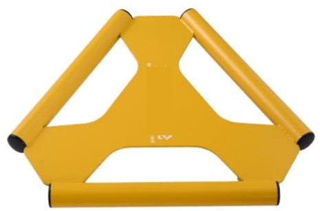 NMGHUTE Bauchroller Bauchmuskeltrainer Bauchtrainer Bauch Rad Dreieckige Ab Roller Rad Übung Wiederverwendbare Ab Workout Ausrüstung Für Fitness Bauchrad Bauchtrainer ab Roller(Yellow)
