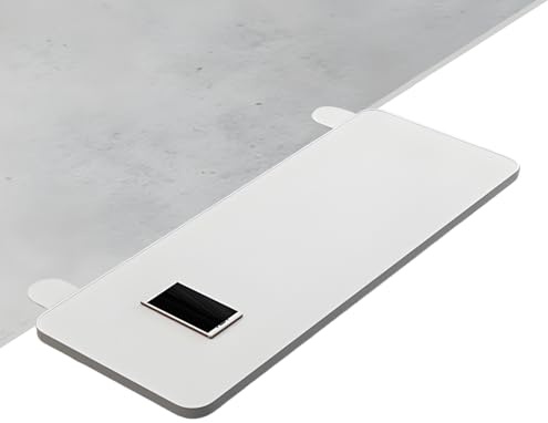 lcvtos Estensione da Scrivania, Vassoio per Tastiera del Computer, Senza Perforazione, Supporto per Tastiera Pieghevole per Casa O Ufficio(Colore: Bianca, Dimensioni: 75 cm)