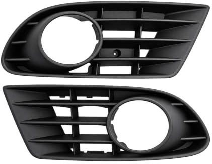 Gitter Grill Links + Rechts Lüftungsgitter für Nebelscheinwerfer NSW | kompatibel mit Golf 5 Plus by HZ-DESIGN