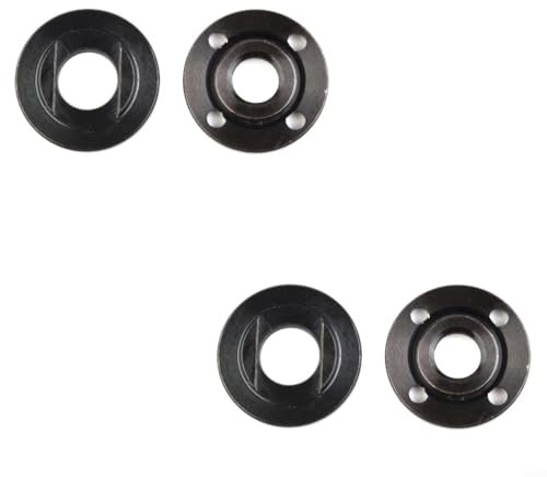 HomeVortex Thread Replacement, Angle Grinder Inner, 40Mm Diameter, Electrical Fitting Part Inner Outer Lock Nuts(2set)