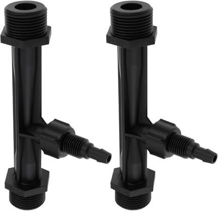 LT Easiyl 2X Tubo Inyector de Fertilizante Venturi 3/4BSP para Sistema de Riego E Inyección de Productos Químicos
