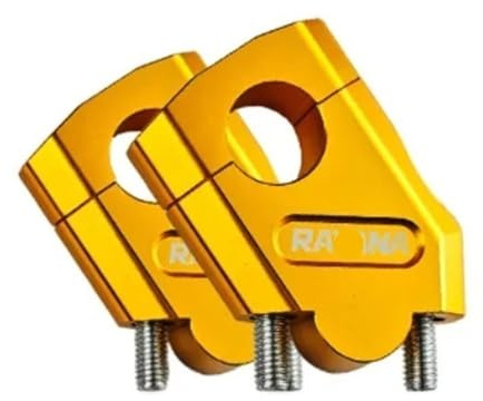 QYDNCIOSW Motorcycle Handlebar Risers Motorcycle Handlebar Riser Bar Mount Handle Clamp 22mm For Yam&aha FZ6 S2 FZ 6 MT-07 MT-09 MT07 MT09 MT 07 MT 09