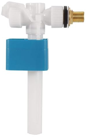 Hkfgdjdl Schwimmerventile, stabil und leise, 4-Wege-Kupfereinlässe für Toilette, einfache Installation, G1/2 Geräuschpegel, seitliche Einlässe