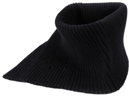 YWTAENOH Winter Rollkragen Dickey Kragen Abnehmbarer Dreieckstuch Rippstrick Wärmer Nackenschutz Schal für Damen und Herren