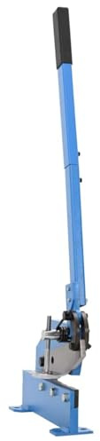Spaksax 200 mm blå med härdat stålblad, mjukt grepphandtag, 6 mm skärtjocklek för plåt, 13 mm för stänger, med monteringsplattor, perfekt för att separera betongstål och armering