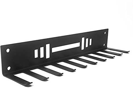 YRHH Barbell Bar Rack, Spannseil Rack, Gym Steel Wall Storage Rack, Multifunktions Home Hanging Organizer, für Bänder, Springseile, Ketten, Hebebänder