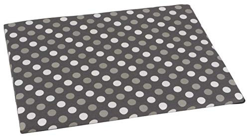 SEMPLIX Bügelunterlage mit rutschhemmender Rückseite, für kleine Bügelarbeiten beim Nähen, Patchworken, Basteln, Plotten und Sticken Zuhause & Unterwegs, (30 x 40 cm) (anthrazit/grau)