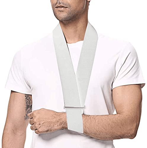supregear Armschlinge, Leicht Bequem Armschlinge aus Schaumstoff Nackenstütze Wegfahrsperre Halsband Einfacher Schaumstoffkragen Manschettenriemen Atmungsaktiv Schulterstütze für Arm/Hand/Ellbogen