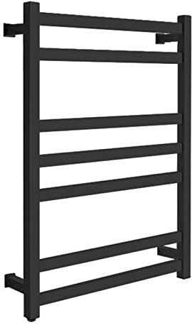 WRJAHCG Termoarredo Bagno,Termoarredo Scaldasalviette Elettrico Bagno Termoarredo Elettrico Stendino Riscaldato Scalda Bagno da Muro Scaldasalviette Elettrico con Termostato,Nero,Hardwired