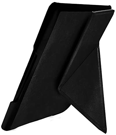 UHCOM Hülle für Kindle 4 4. Generation 2011 D01100, magnetische Smart Case PU-Leder-Schutzhülle für Kindle 5 K5 K4 K4S K4B 2012 (Color : Black)
