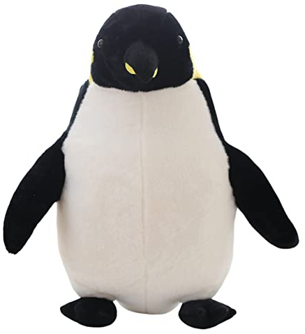 JAWSEU Stofftiere Plüschkissen, 50cm Kuscheltier Pinguin, Realistische Pinguin Figur, Kawaii Kuscheltiere Pinguin Kissen Plüsch Spielzeug Kuschelkissen Puppe für Kinder Erwachsene