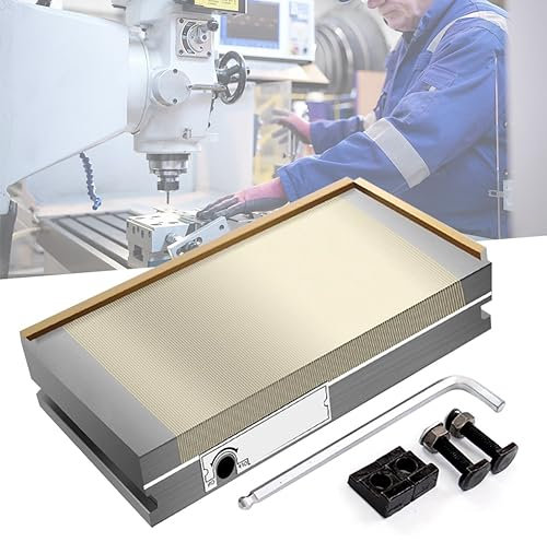 DYK&NX Permanent Clamping Plate Magnetic, Magnetic Clamping Chuck, Surface Grinder Permanent Holder, Mechanical Grinder, for Wire Cutting, Bench Drills and Other Processing (Size : 70 * 150mm)