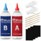 LAMXIN 5 Minutes Epoxy Glue 8.8oz, Tough Durable Heat-Resistant Epoxy Resin Glue, Quick Cure Clear 2 Part Epoxi Adhesives for Metal, Wood, Tile, Most Plastics & More