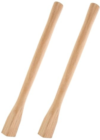 Mango de Repuesto 2 Piezas Beige para Azada de Madera