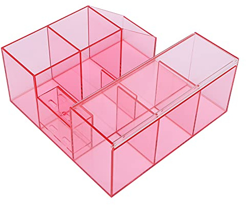 OUCRIY Estuche de Herramientas de Extensión - Organizador de Caja de Almacenamiento de Herramientas de Tatuaje para Arte de Uñas de Injerto de Pestañas de Gran Capacidad