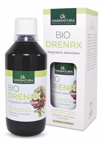 BIODRENAX detox integratore alimentare ad azione depurativa e dranante. Prodotto in Italia. 1 x 500 ml