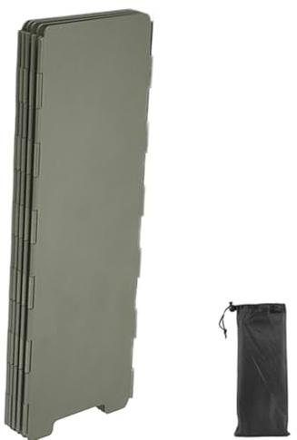 Pare-vent pour réchaud de camping, bouclier d'isolation pliable, 10 plaques, protection contre le feu, léger avec sac de transport, camping, randonnée, pique-nique, 82,48 x 24,65 cm