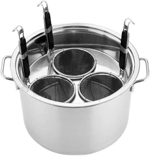 MRKU Set per la Cottura della Pasta, pentola Multifunzionale con cestello scolapasta, Design, tagliatelle, Gnocchi, zuppa