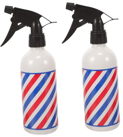 Gogogmee 2piezas Regadera De Botella Pulverizadora Portátil Para Peluquería Pulverizador De Líquidos Para Uso Salón