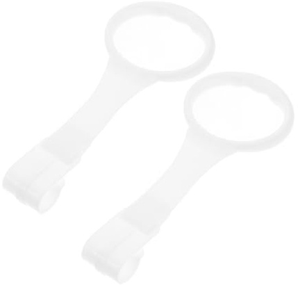 FRCOLOR 2 Anelli di Trazione per Lettino Ragazzo Accessori Facili da Installare e Smontare per Gioco e Supporto Design Portatile e Multifunzionale Bianco