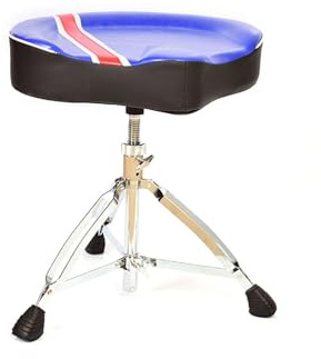 Generico Sgabello da sella, sedia da ufficio regolabile in altezza, cuscino da sella spesso e largo, for salone di bellezza, massaggi, cucina, ufficio(Color3)