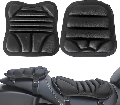 Cojín Asiento Moto para BMW F800R F800GT F800 GT, Cómodo Transpirable 3D Motocicleta Almohadilla Protección Asiento Accesorios Universal,A/2pcs