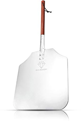 Iron Bakery Professionelle Pizzaschaufel mit extra starkem Eichenstiel 66 cm – Hochwertige Pizzaschaufel für perfekt gebackene Pizzen