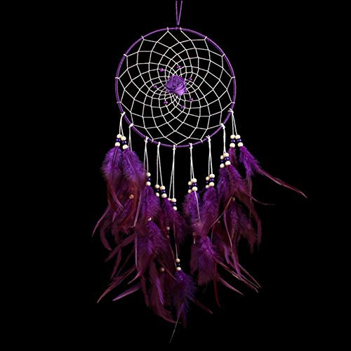 Dreamcatcher Drömfångare barn väggdekoration drömfångare makramé vägghängande drömfångare stor drömfångare vägghängande dekoration makramé kit lila