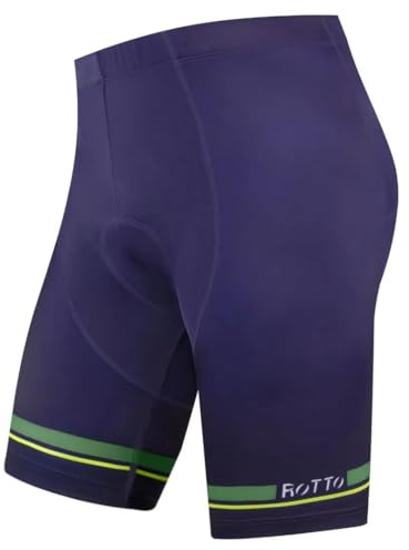 ROTTO Cycling Shorts Mens Padded Bike Shorts Cycle Shorts with Gel&Sponge Padding