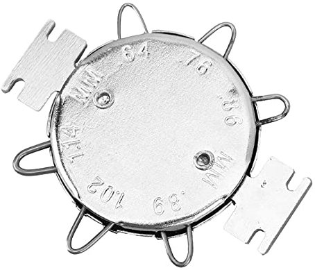 Spessimetro per candele, 6 fili, ad alta tenacità, antiruggine, per la distanza tra le candele, 0,64-1,14 mm per la misurazione(D'argento)