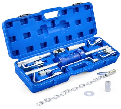 Orion Motor Tech Heavy Duty Slide Hammer Dent Puller Set - 14pc Auto Body Removal Kit with 9 Attachments, Car Remover Tools for Cars, Trucks & More