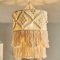 RONGKUN Abat-Jour Tapisserie Murale à la Main BohêMe Macramé Boho DéCor Artisanat Gland Tapisserie Fond TêTe de Lit Tenture Murale