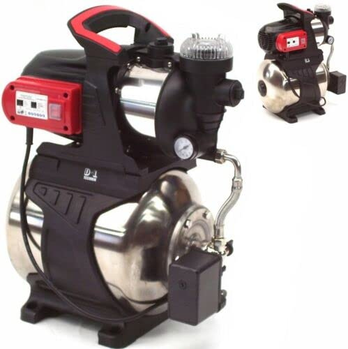 Edelstahl Hauswasserwerk 3800L mit Vorfilter Gartenpumpe Wasserpumpe 44333 Pumpe AWZ