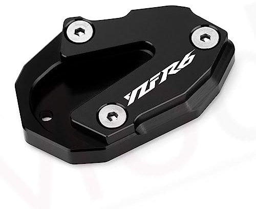 Motorradständer-Erweiterungspad Für Yamaha YZFR6 YZF R6 2013-2017 2018 2019 2020 2021 2022 Motorrad CNC Ständer Fuß Seite Stehen Vergrößern Verlängerung Platte Pad (Color : 2)