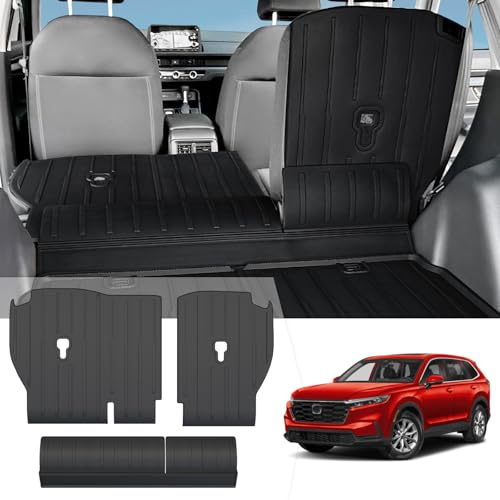 JOULARISE Backrest Mats for Honda CRV 2026 2025 2024 2023 Car Mat Accessories, All Weather TPE Seat Back Portectors for CR-V Gas Hybrid(Backrest Mats)