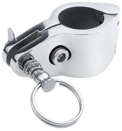 Top Fitting Hardware Top Hin Rail Mount 316 Stainless Steel Boat Pin Quick Release Jaw Clamp Slides Hind Deck - Accessories Marine(25mm)