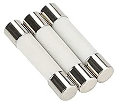 RFXOGTYFZ Sicherung 5 x 25 mm, 100 Stück, flinke Glasrohrsicherungen, sortierte Kits flinke Glassicherungen, 0,5 A, 1 A, 2 A, 3 A, 4 A, 5 A, 6 A, 8 A, 10 A, R055(16A)