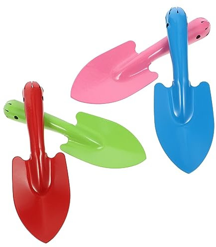 POPETPOP 1 Jeu Petite Pelle Mini Spatule Pelles pour Creuser Outil De Jardin Truelle Plantation Truelle À Main De Jardin Mini Pelle De Sable Pelles Jouets Le Fer 4 Pièces