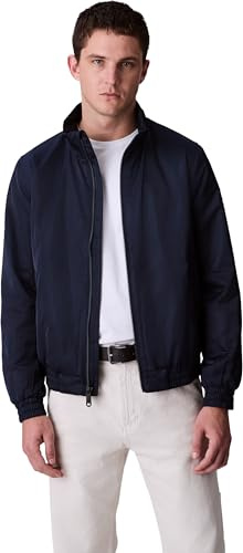 Calvin Klein jeans herr LS PADDED HARRINGTON JACKA LV04RC516G jackor, blå (mörk safir), M, Blå (mörk safir), M
